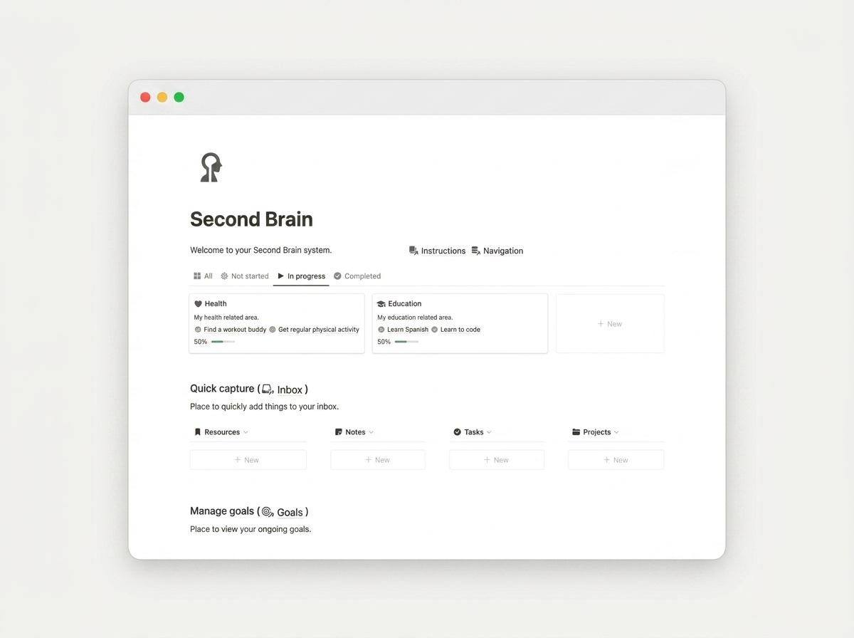Personal Productivity OS — preview